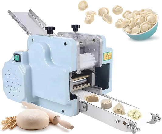 Elektrische Deegpers Voor Dumplings Met Verstelbare Mal met 90 Mm, 33 x 32 x 31 cm, 140 W, 220 V, 54 inch, 12,2 inch, 24 uur en RVS