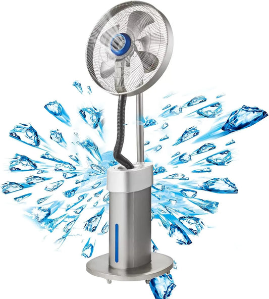 Ventilator met 7,5L, 7-9 uur, waterreservoir, oscillatiefunctie en voor binnen en buiten