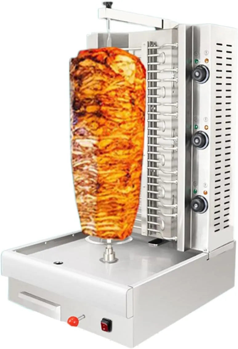 Inbouwoven, Elektrische Turkije Rotisserie Machine, Roterende Verticale Rotisserie Gyro Grill Roestvrijstalen, Oven Volautomatische Roterende