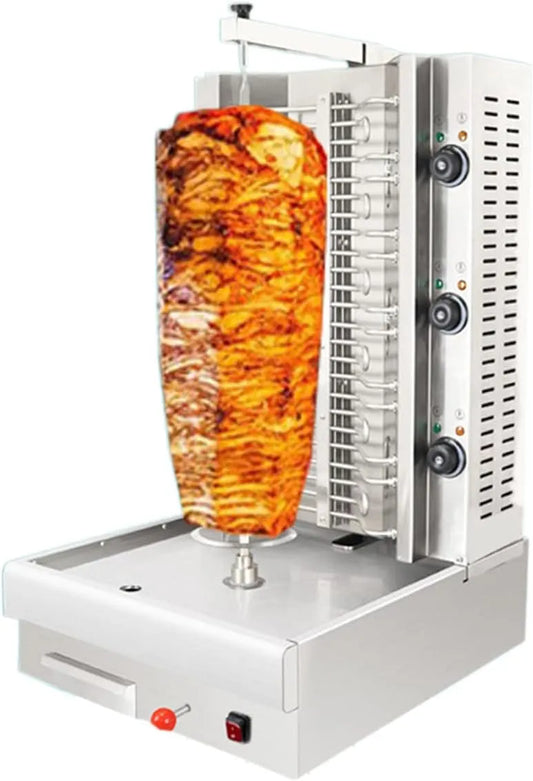 Inbouwoven, Elektrische Turkije Rotisserie Machine, Roterende Verticale Rotisserie Gyro Grill Roestvrijstalen, Oven Volautomatische Roterende