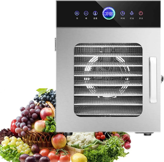 Droger met 30,5 x 37 x 40cm, 28 x 20 cm, 110V, 220V, 400 W, 90 °C en RVS