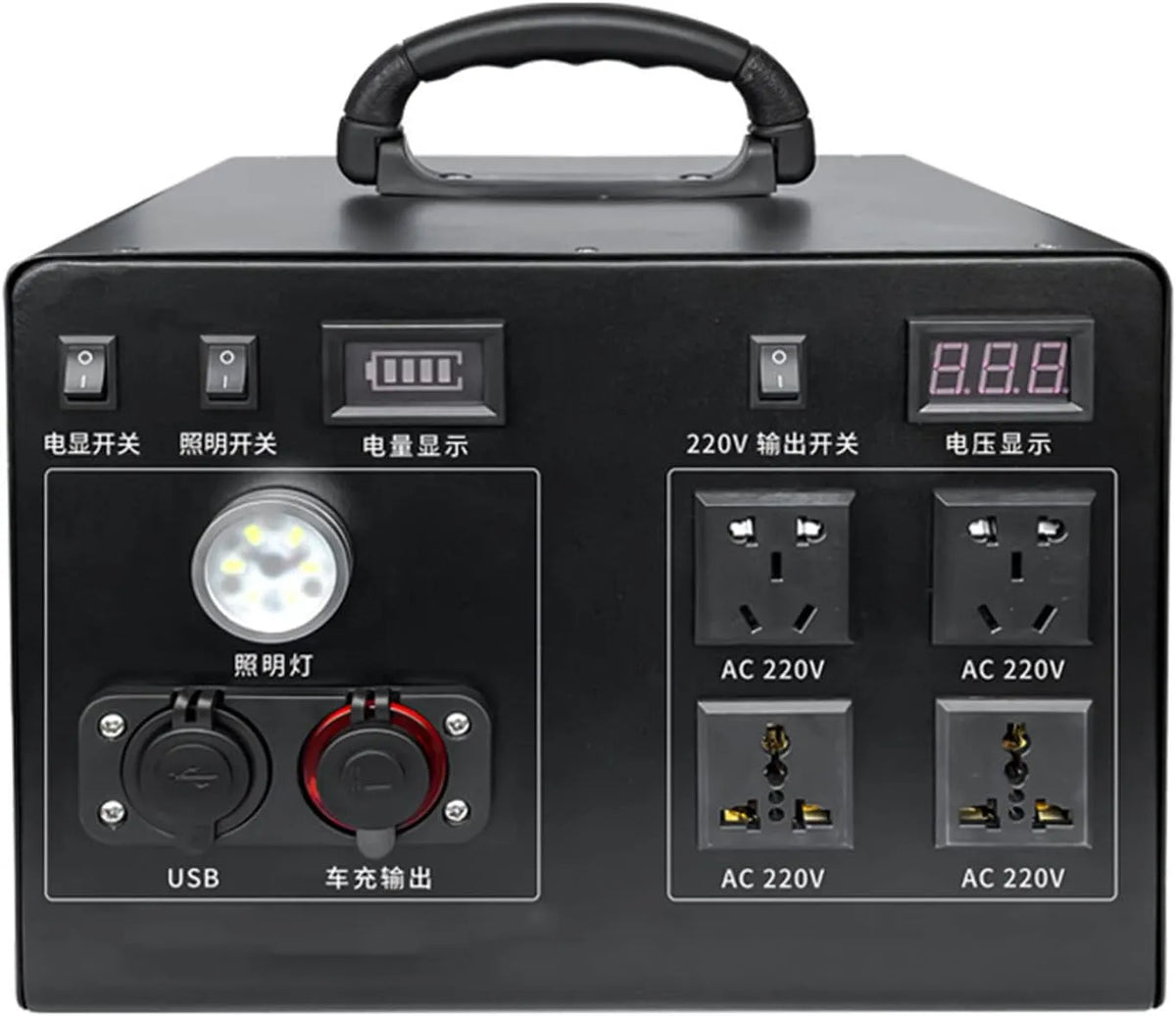 Generator, 220V generator met grote capaciteit mobiele motor, huishoudelijke noodenergieopslag buitenvoeding