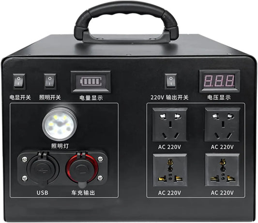 Generator, 220V generator met grote capaciteit mobiele motor, huishoudelijke noodenergieopslag buitenvoeding