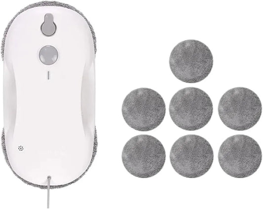 3000Pa, model CW1, Glazenwassersrobot CW1 Elektrische Smart Robotic Glazenwasser, voor Thuis Met Sproeier Auto Stofzuigen, Snelle Veilige 3000Pa