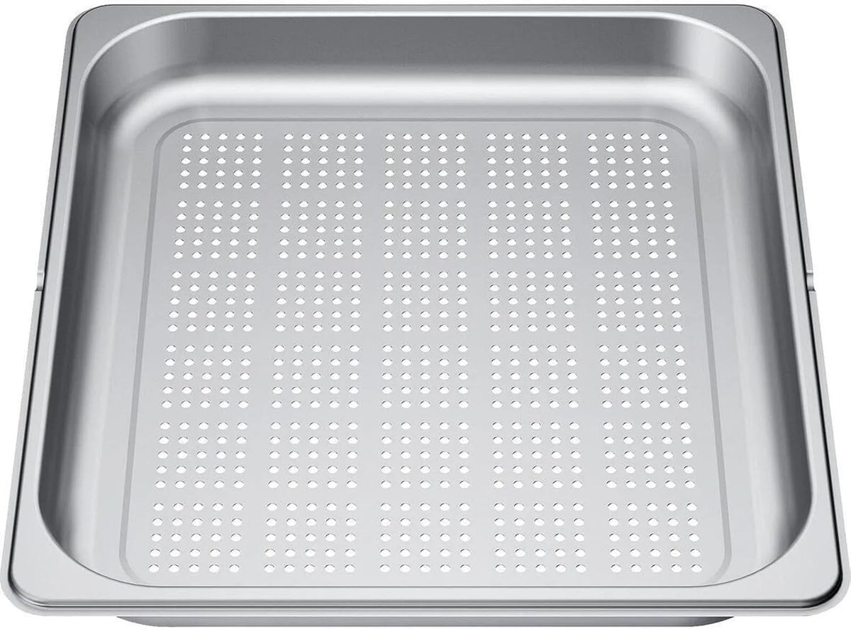 Magnetron, 355 x 325 x 40 cm, stoomschaal RVS, compatibel met Bosch 11027160 voor magnetron + combi-oven + magnetron, maat L