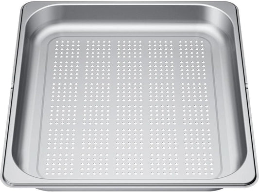 Magnetron, 355 x 325 x 40 cm, stoomschaal RVS, compatibel met Bosch 11027160 voor magnetron + combi-oven + magnetron, maat L