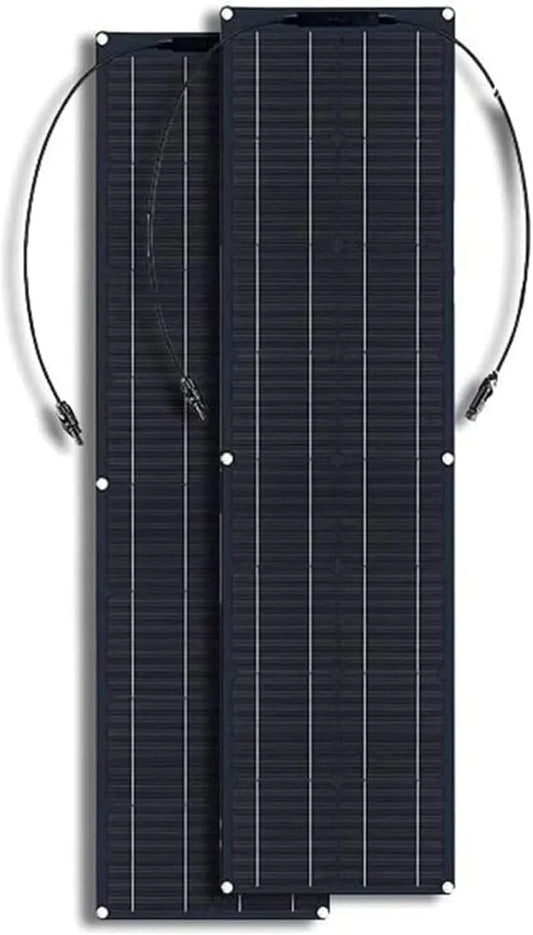 Flexibele monokristallijne zonnepaneelset, 500 W, 12V, RV boot, off-grid vermogen, 40A, 2 x 250 W, caravan
