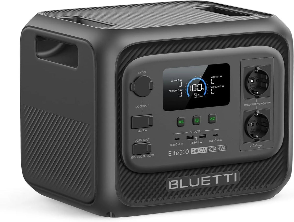 BLUETTI, Draagbaar powerstation, Elite 300, LiFePO4-batterij, 3014,4Wh