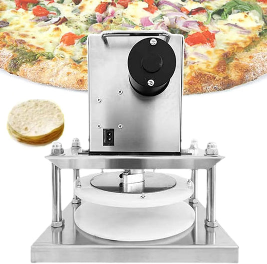 Machine met 2 kW, 22 cm, 25 cm, 30 cm, 220 V, 110 V en RVS, elektrische deegpers en professionele pizzalamineermachine