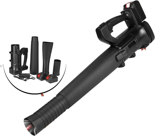 Luchtblazer, 2000 W, Veegmachine Tuingereedschap voor 18V Batterij, Snoerloze Bladblazer Winddruk Elektrische Luchtblazer