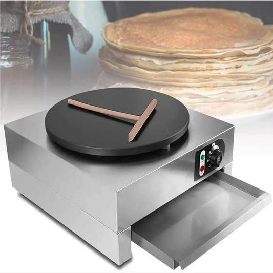 3000 W, 3000 W Huishoudpannenkoekmachine, 40cm taartmaker voor pannenkoeken, Elektrische Pannenkoekenmaker